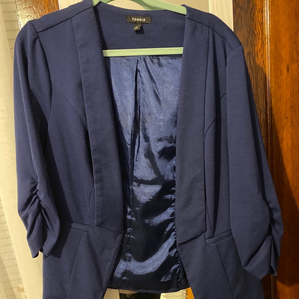 Navy blue blazer